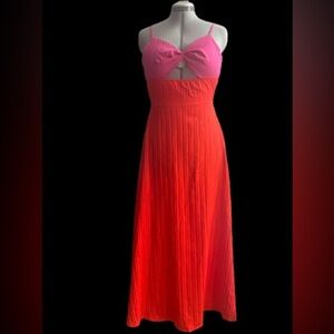 Grefit backless back tied maxi dress Sz Sm